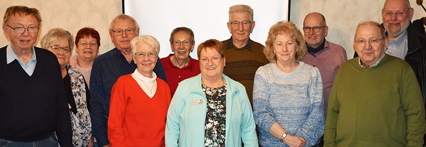 Bezirksverband Barsinghausen, in der Mitte Frigga Sprenger