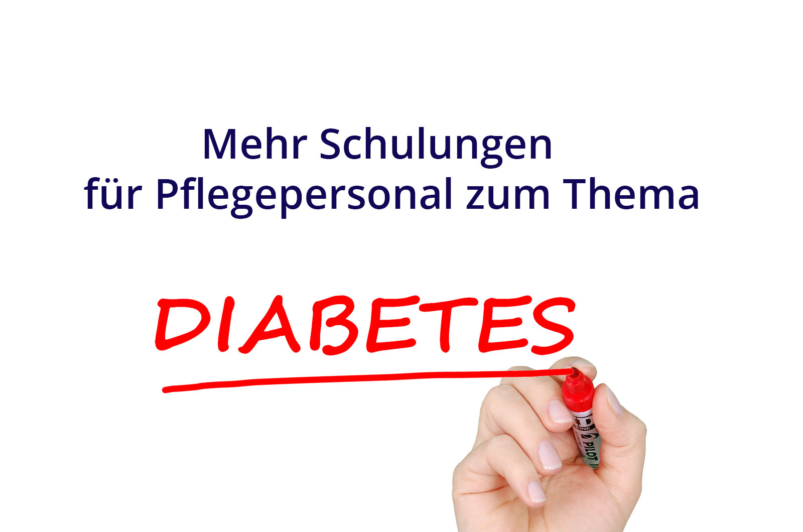 mehr Schulungen für Pflegepersonal zum Thema Diabetes