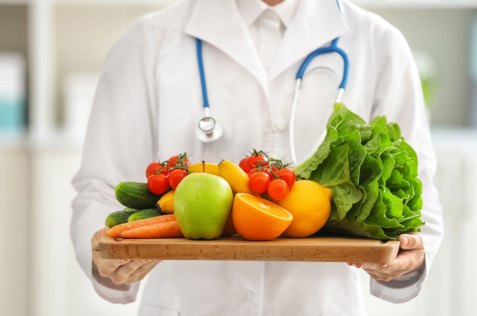 Tipp eines Hausarztes und Ernährungsmediziners, Verpflegung mit frischem Obst und Gemüse für alle
