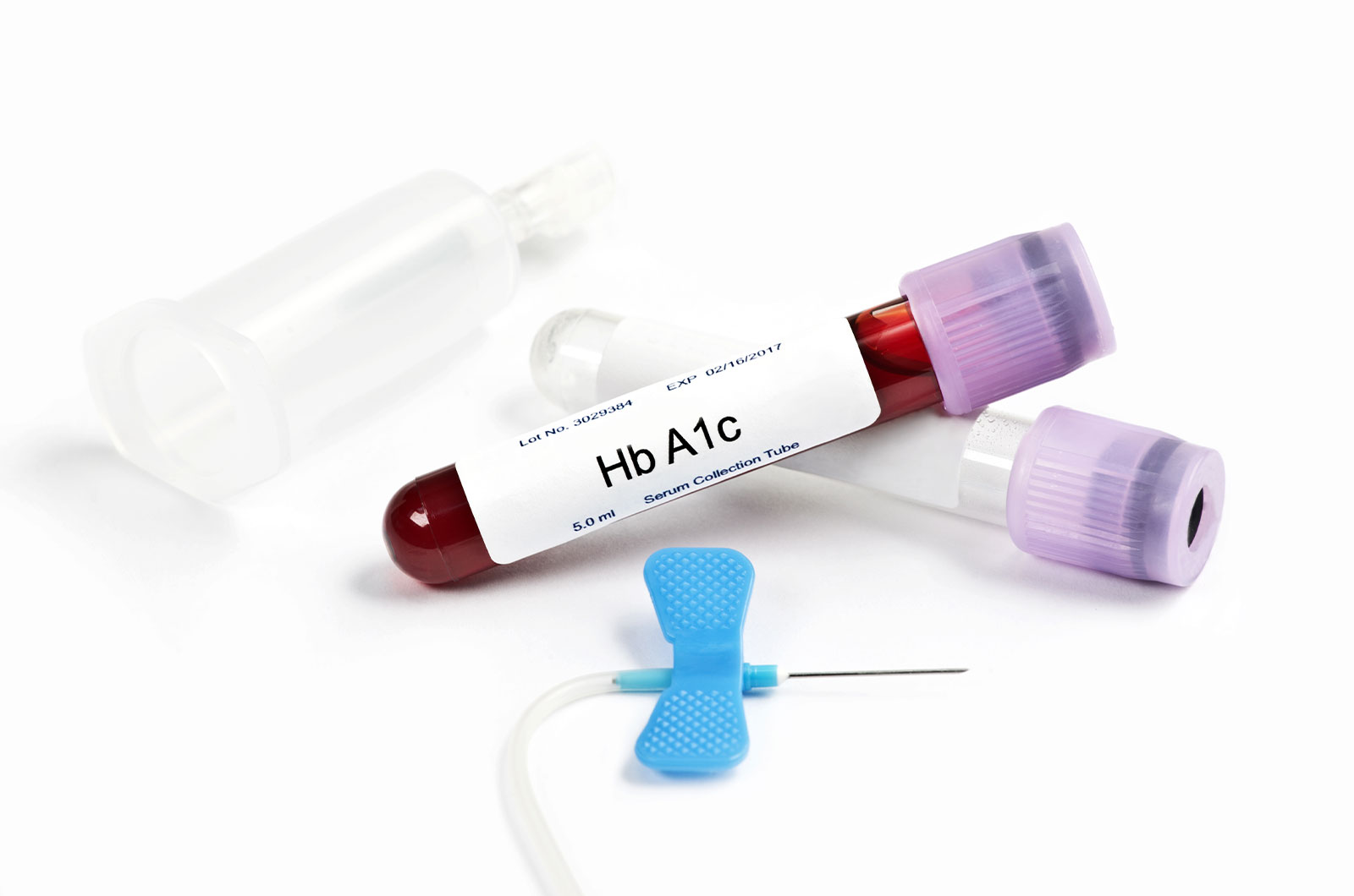 Labor Blutprobe, Abkürzung HbA1c