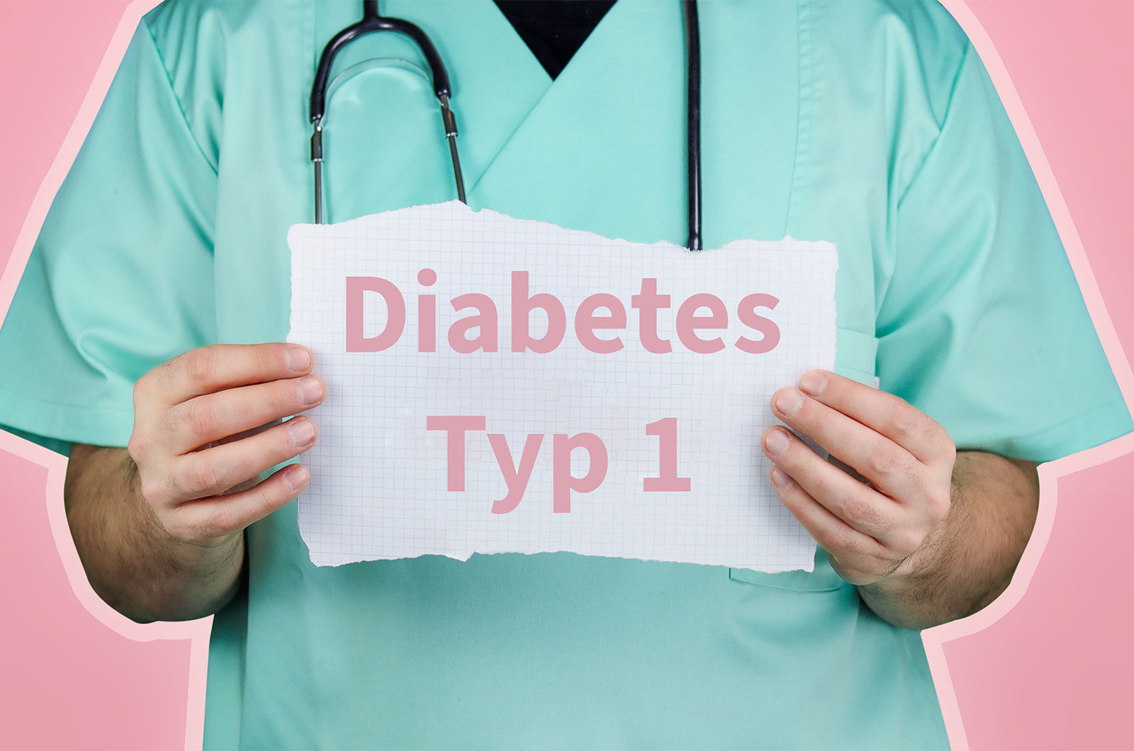 Arzt mit Zettel - Diabetes Typ 1