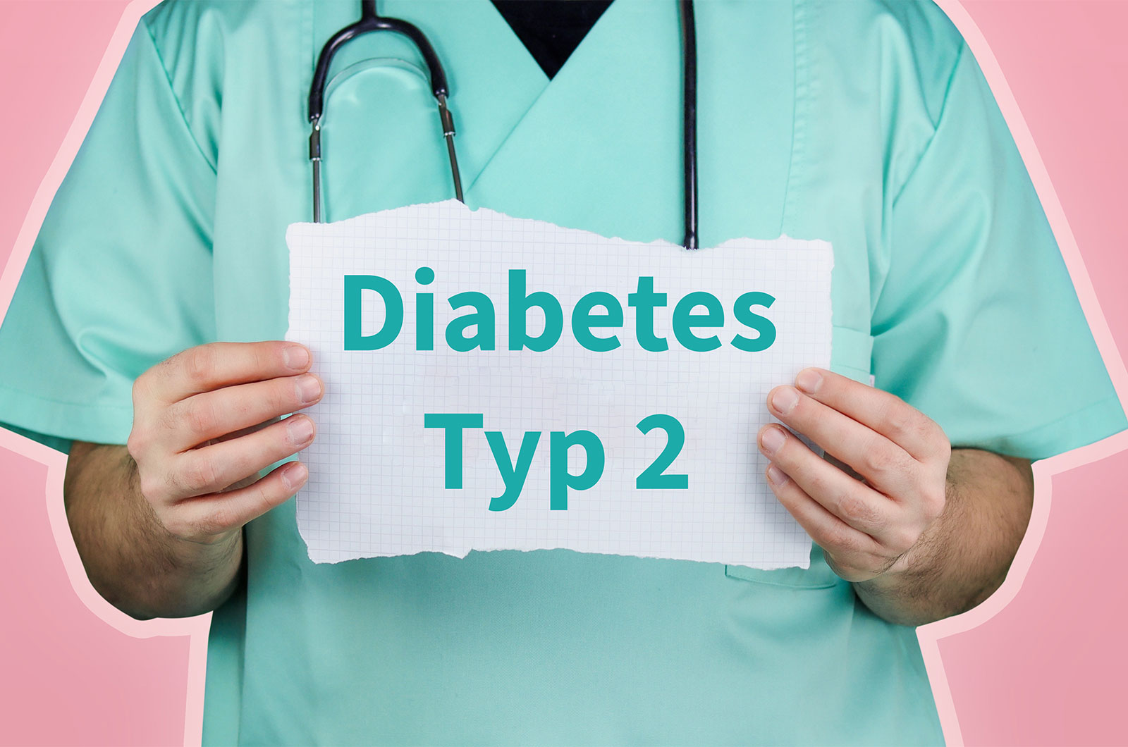 Arzt mit Zettel - Diabetes Typ 2