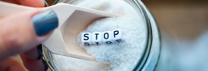 übermäßiges Salzen stoppen, Salz in Maßen für einen gesunden Lebensstil zu verwenden