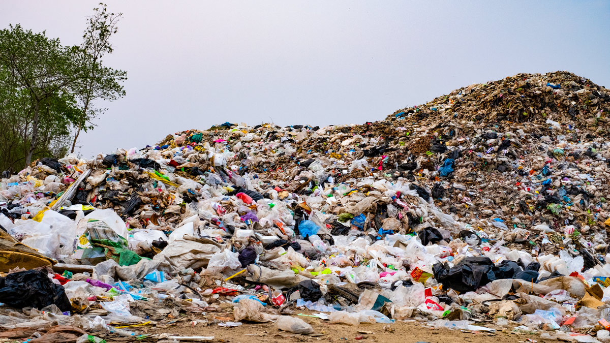 Problem Müllberge Eine Mülldeponie