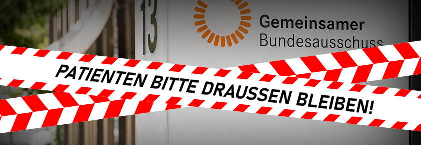 Kein Zutritt für Patienten