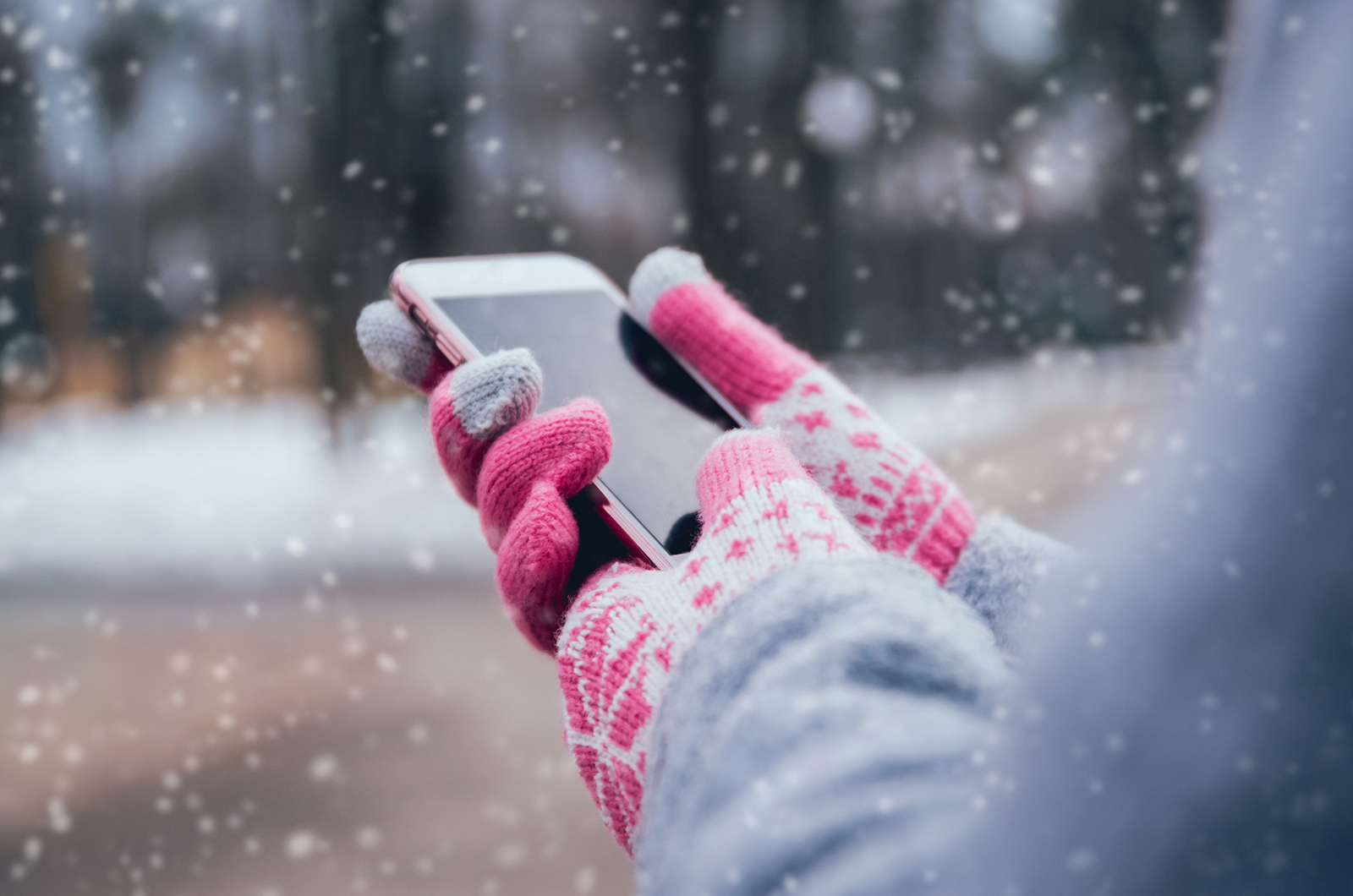 technische Geräte, wie z.B. Meßgeräte, Handy, im Winter vor Kälte schützen
