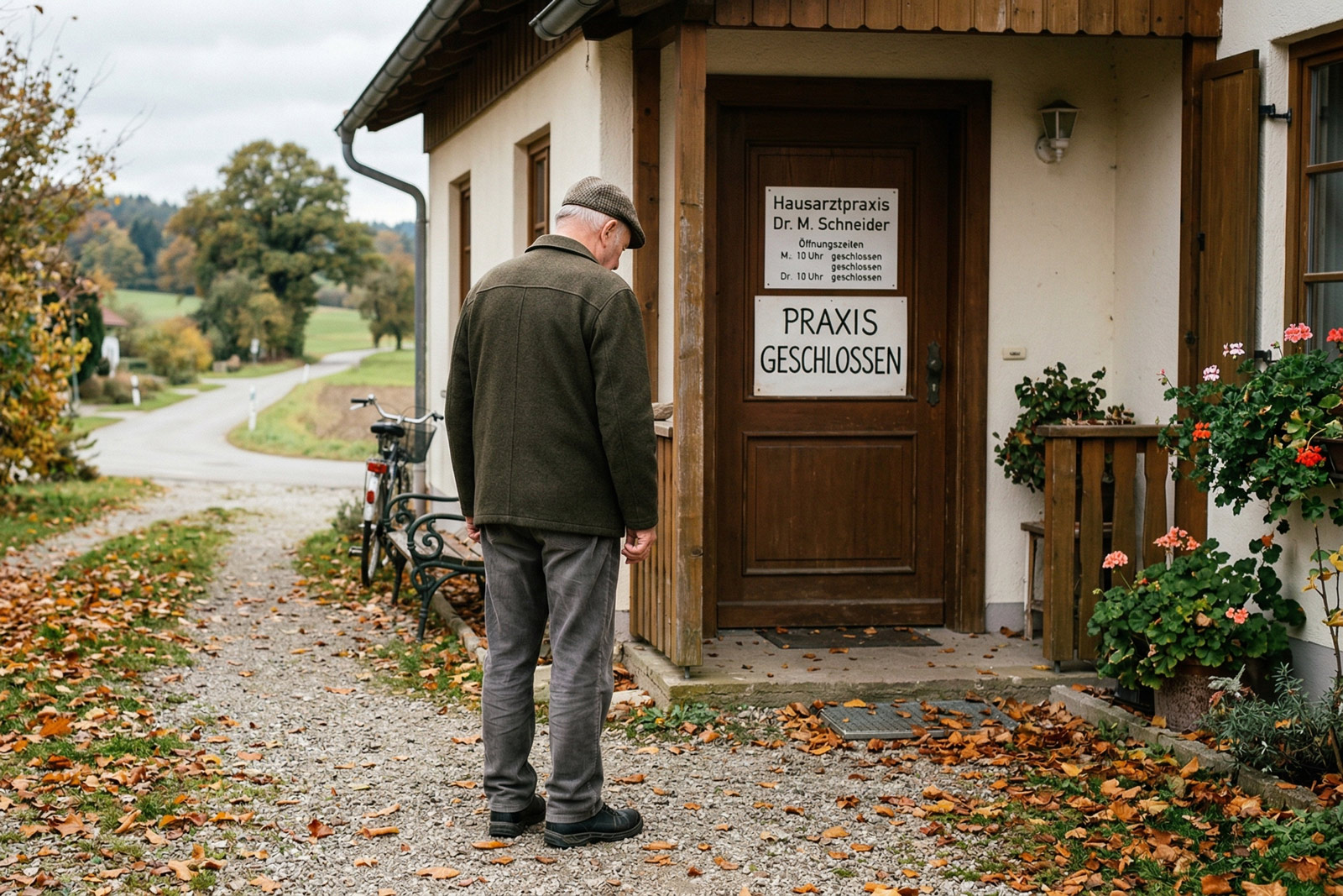 Eine geschlossene Landarztpraxis