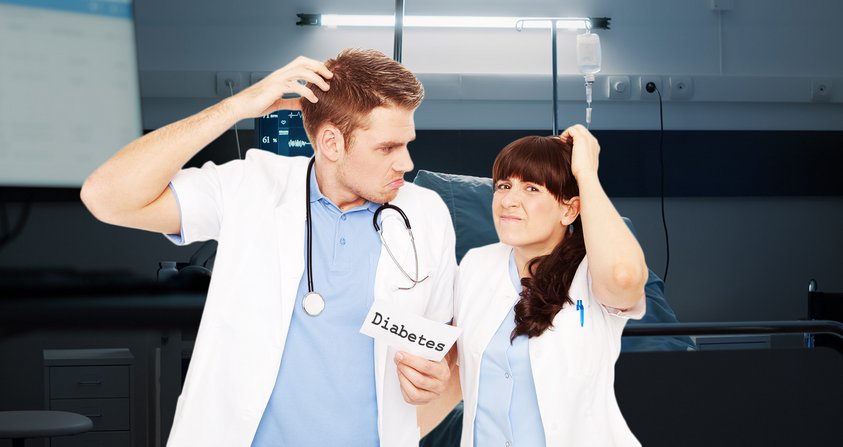 Keine Ahnung von Diabetes in deutschen Krankenhäusern