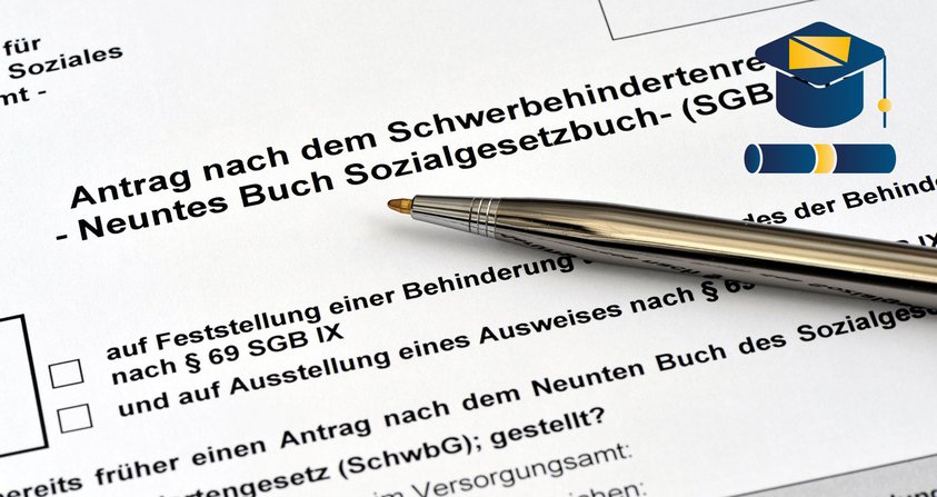 Ein Antrag auf Schwerbehinderung