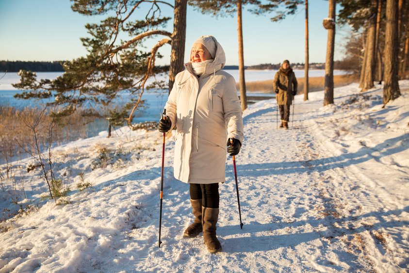 Nordic Walking mit Abstand