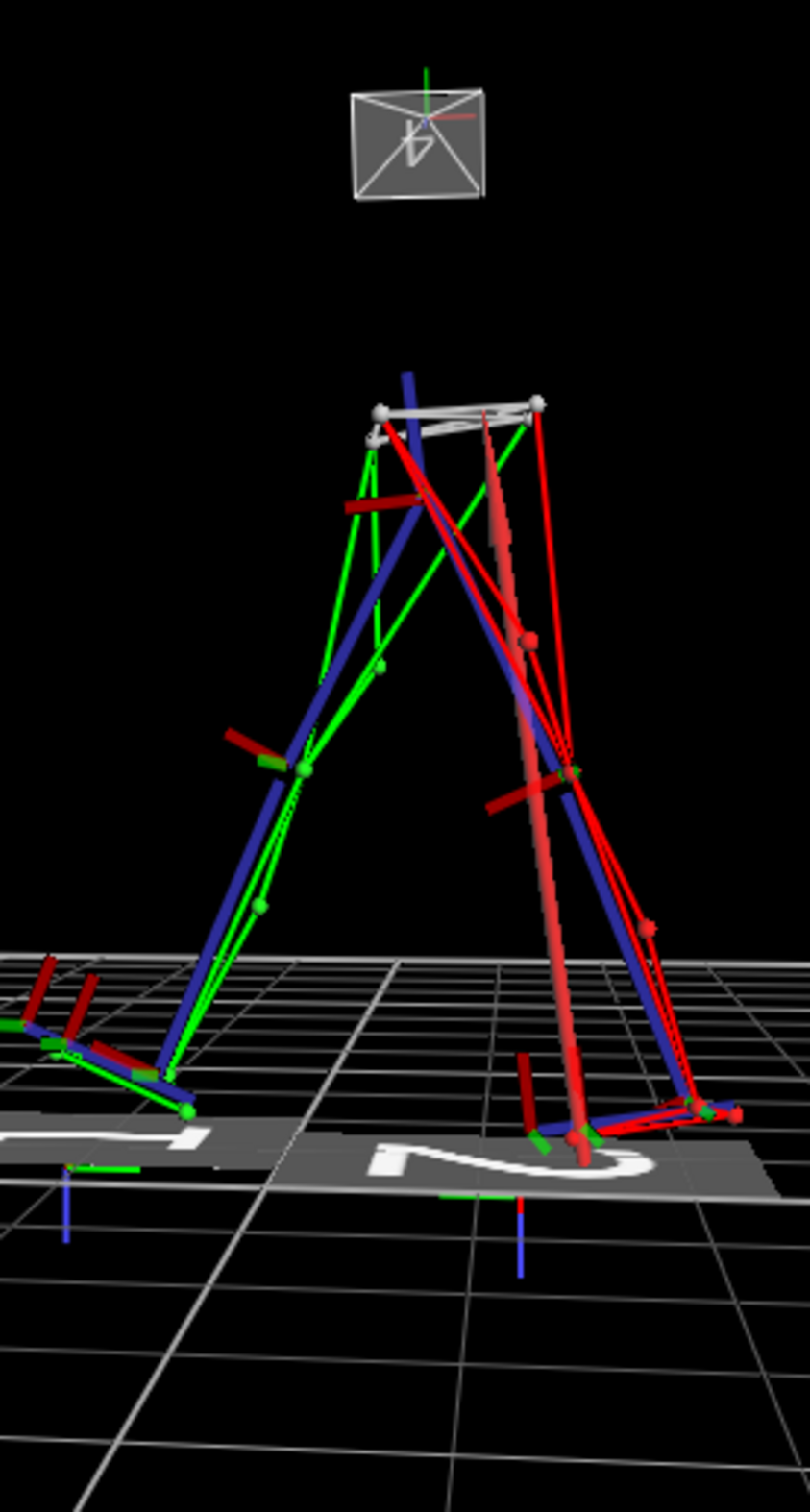 Ein 3D-Modell zur Ganganalyse