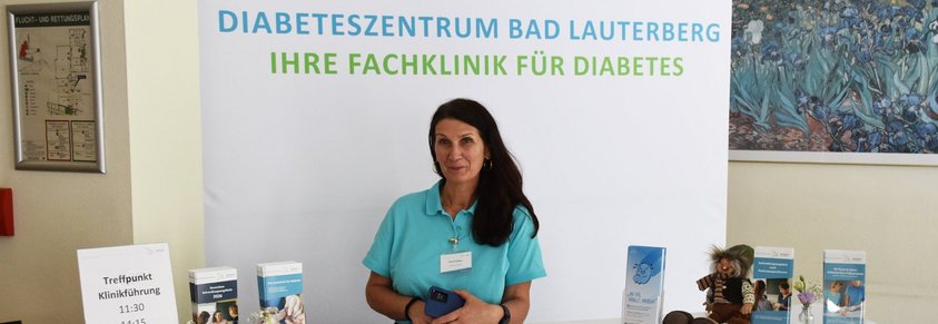 Empfang des Diabeteszentrums